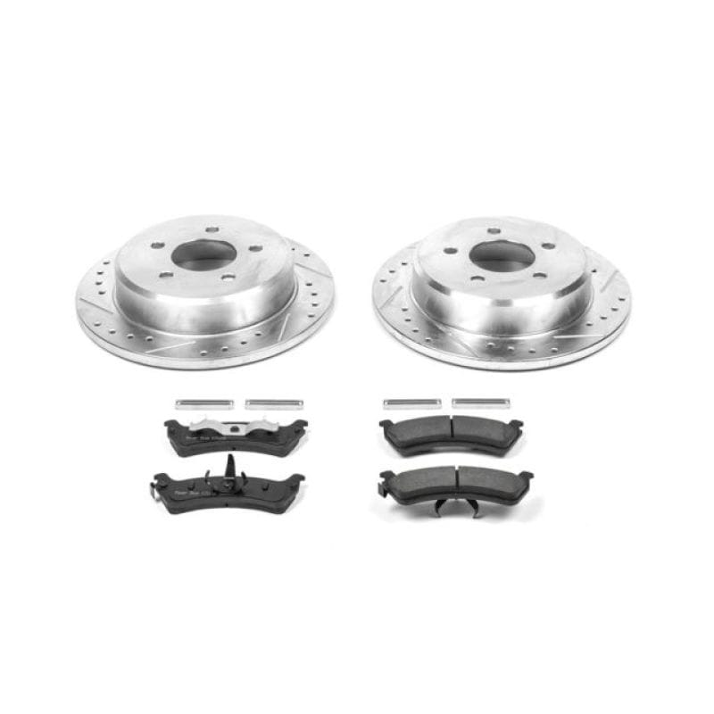 PowerStop — Z23 Daily Driver Carbon-Fiber Ceramic Brake Pad and Drilled & Slotted Rotor Kit