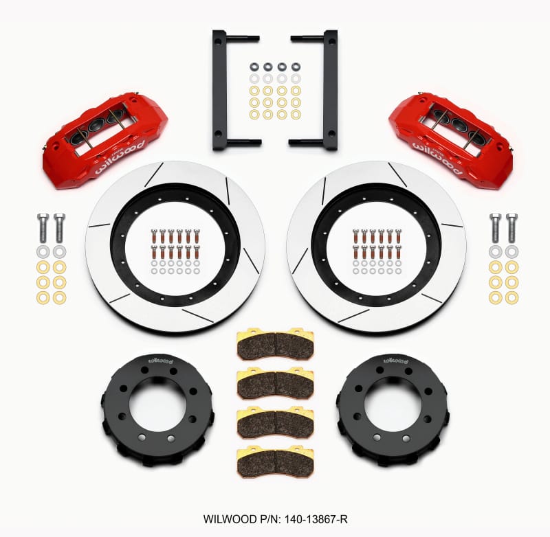 Wilwood — KIT,FRONT,FORD F250/F350,4WD,2005-2012 TX6R,16.00 ROTOR,RED
