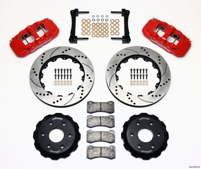 Wilwood — KIT,FRONT,GM,TRK/SUV,1500 SERIES 99-2018,14.25 ROTOR,DRILLED,RED