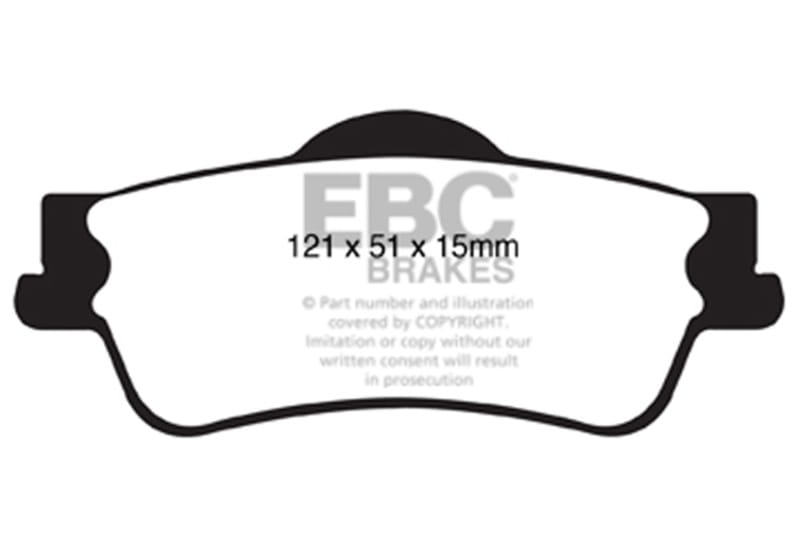 EBC — Redstuff Ceramic Low Dust Brake Pads