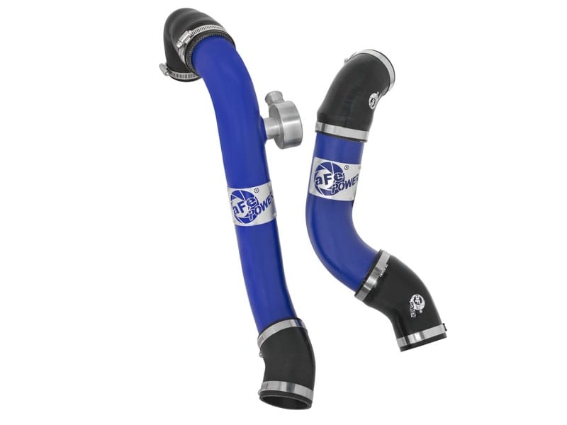 aFe — BladeRunner Aluminum Hot and Cold Charge Pipe Kit Blue