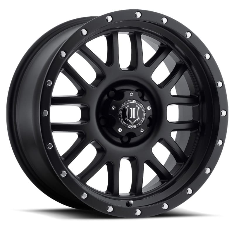 ICON — ICON ALLOYS ALPHA SAT BLK - 20 X 9 / 6 X 135 / 16MM / 5.625" BS