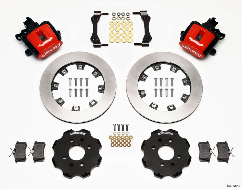 Wilwood — KIT,REAR,CPB,CIVIC/INTEGRA,DISC,2.39 HUB OFFSET,12.19 ROTOR,RED
