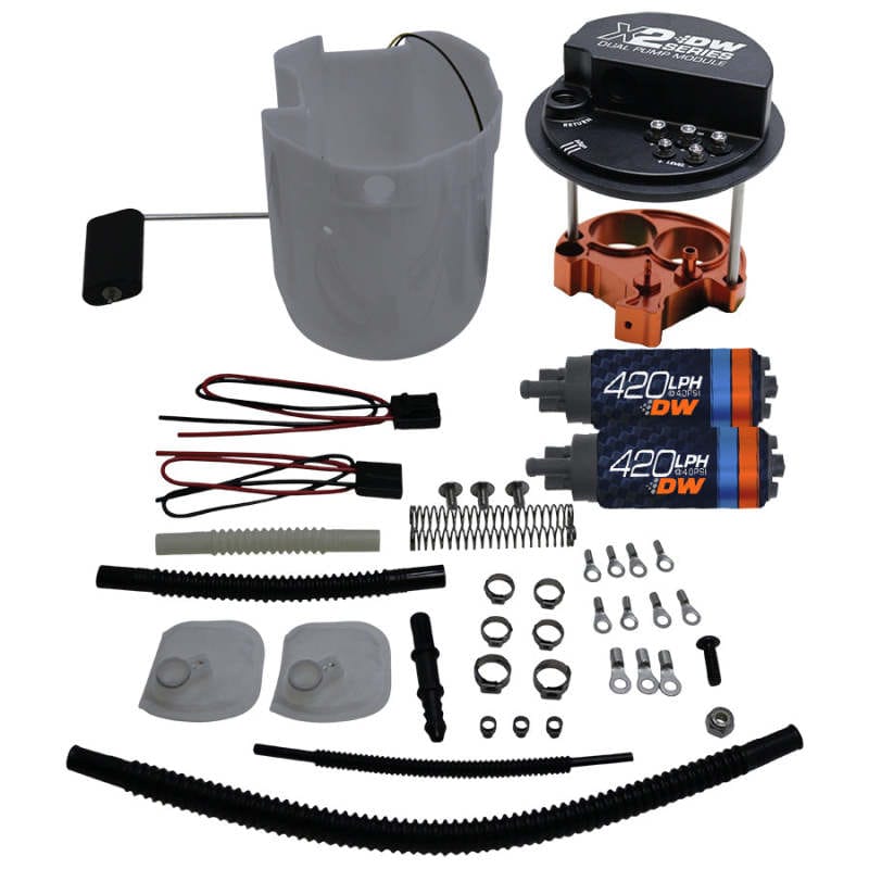 DeatschWerks — X2 Fuel Pump Module w/DW420 Fuel pumps for 2012-20 BRZ/FRS/86