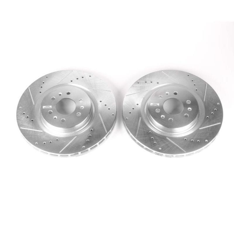 PowerStop — PowerStop Evolution Performance Drilled, Slotted & Plated Brake Rotor Pair