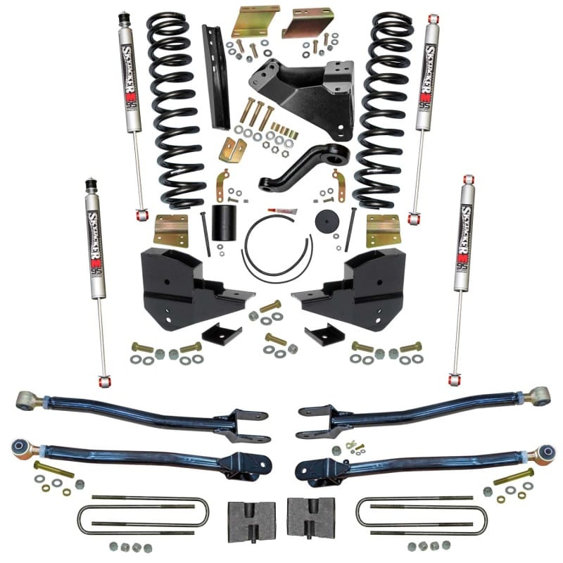 Skyjacker — 6 in. Suspension Lift Kit with 4-Link Conversion and M95 Monotube Shocks.