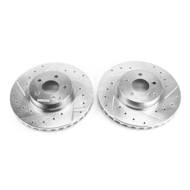 PowerStop — PowerStop Evolution Performance Drilled, Slotted & Plated Brake Rotor Pair