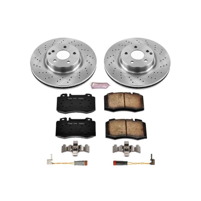 PowerStop — OE Stock Replacement Low-Dust Ceramic Brake Pad and Rotor Kit