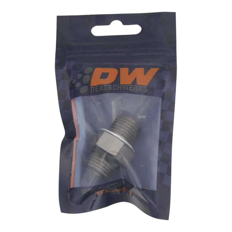DeatschWerks — 6AN ORB to M14 X 1.5 Metric Adapter
ORB to Metric Adapter