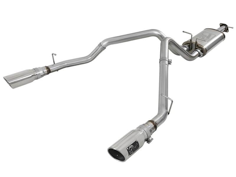 aFe — MACH Force-Xp 3 IN Stainless Steel Cat-Back Exhaust System w/ Dual Polish Tips