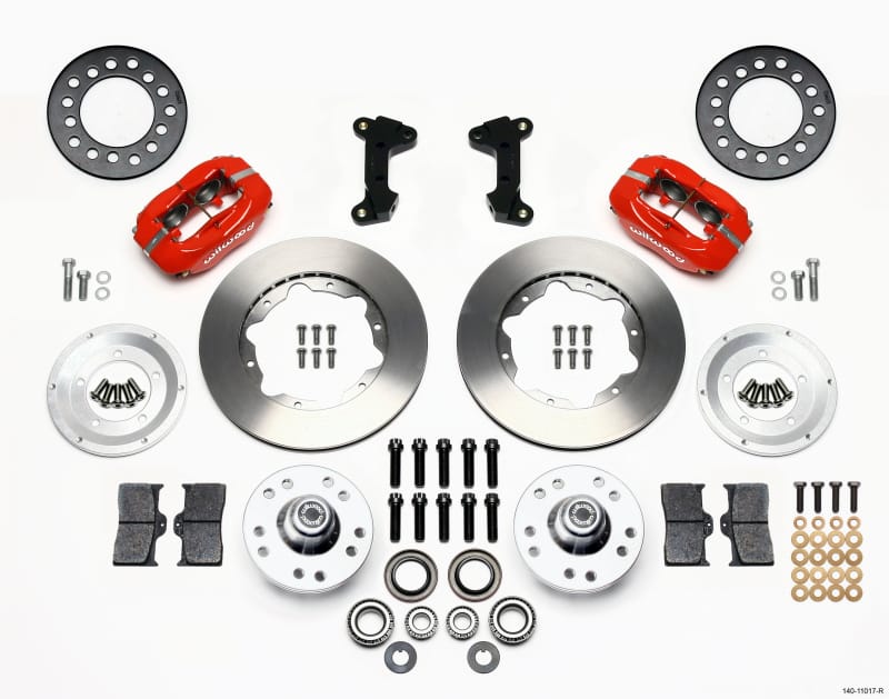 Wilwood — KIT,FRONT,MUSTANG II,74-78,FDLI,11.00 RED