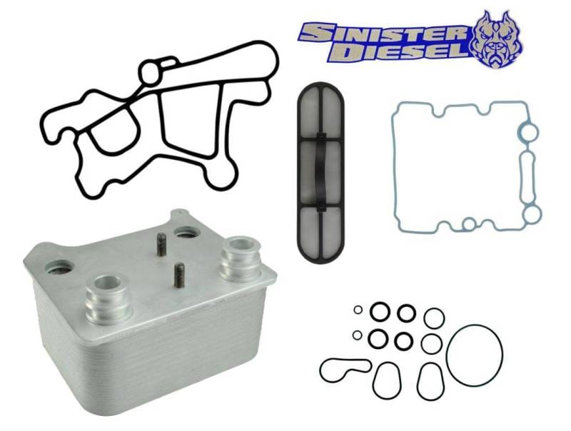 Sinister Diesel — Oil Cooler for 2003-2007 Ford Powerstroke 6.0L