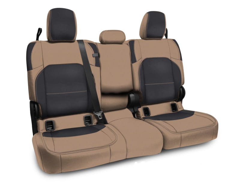 PRP Seats — PRP 2020+ Jeep Gladiator JT Rear Bench Cover with Leather Interior - Black/Tan
Seat Covers
