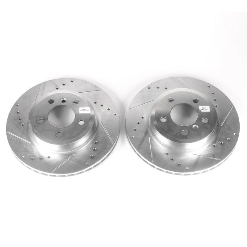 PowerStop — PowerStop Evolution Performance Drilled, Slotted & Plated Brake Rotor Pair