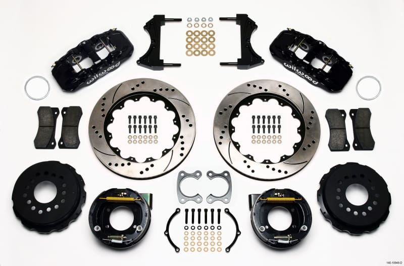 Wilwood — KIT,REAR,SMALL FORD,2.50 OFFSET,AERO4 14.00 ROTOR,SRP