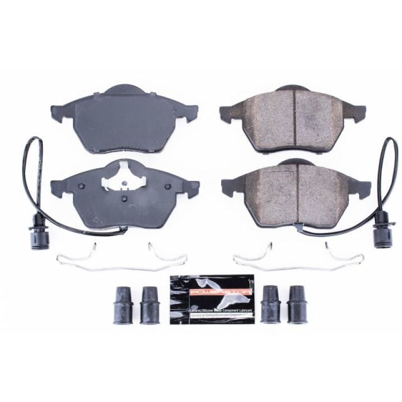 PowerStop — PowerStop - Z23 Daily Driver Carbon-Fiber Ceramic Brake Pads with Hardware Kit