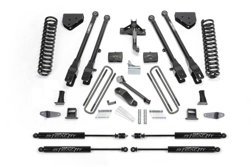 Fabtech — 6" 4LINK SYS W/COILS & STEALTH 08-10 FORD F450/550 4WD
4 Link Lift System