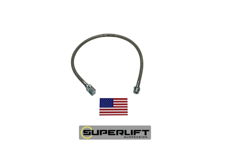 Superlift — Bulletproof Brake Hose - Rear - 83-97 Ranger/Bronco II w/ 4-6" Lift
Bulletproof Brake Hose-Rear-83-97 Ranger/Bronco II w/4-6in. Lift