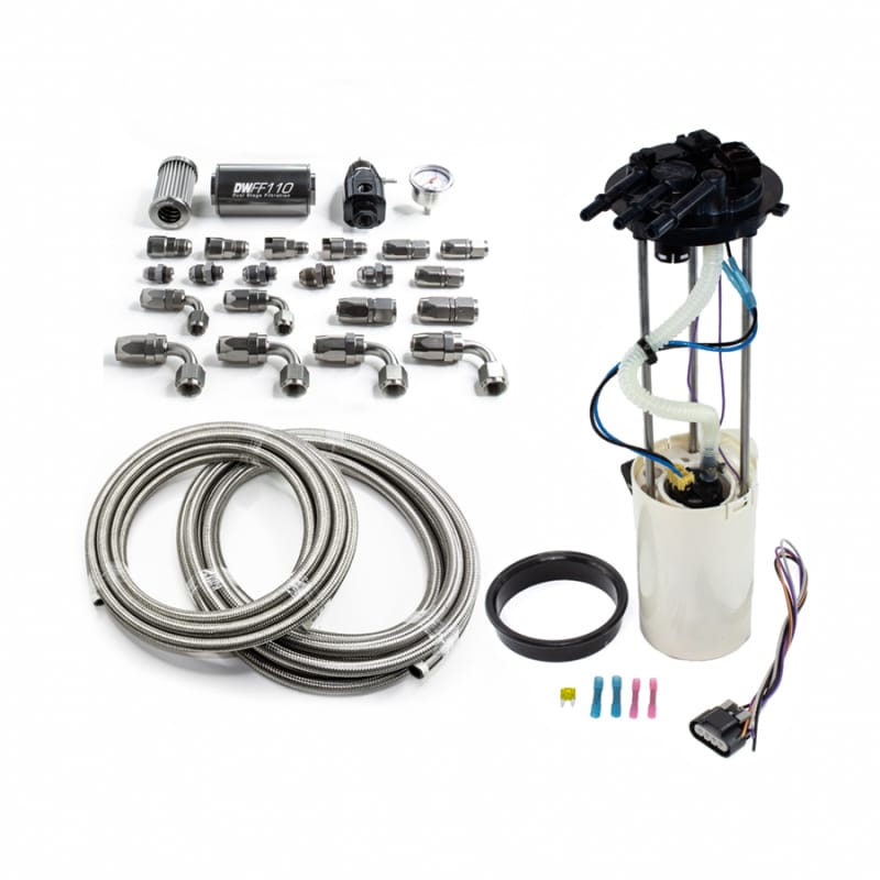 DeatschWerks — DW400 Fuel pump module with CPE return kit for 1999-04 Silverado/Sierra
DW400 Pump Module