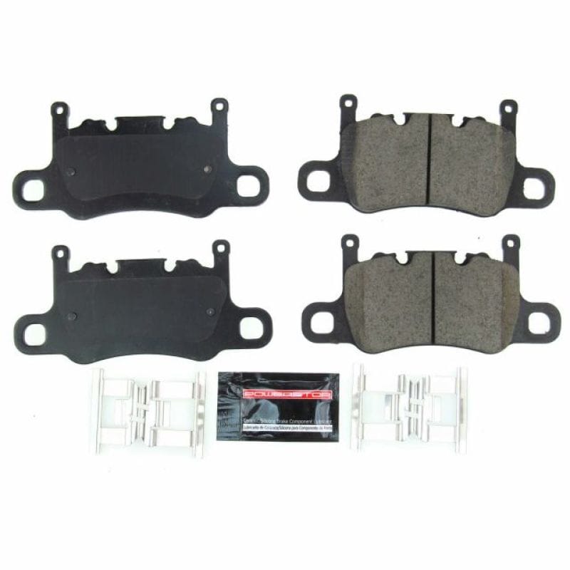 PowerStop — PowerStop - Z23 Daily Driver Carbon-Fiber Ceramic Brake Pads with Hardware Kit