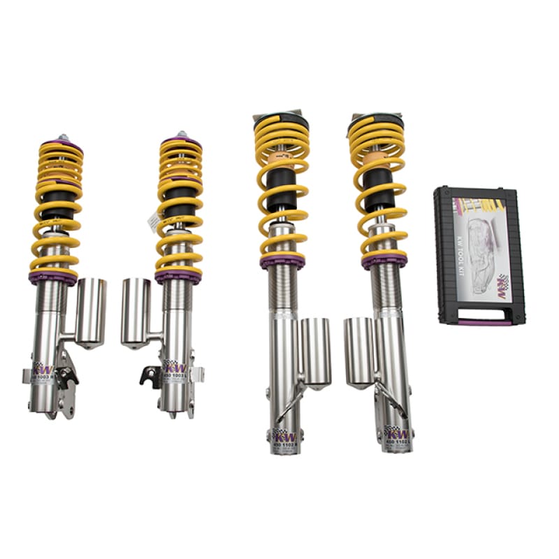 KW — Height Adjustable Coilovers with Independent Compression and Rebound Technology
KW COILOVER KIT V3 - 35245013