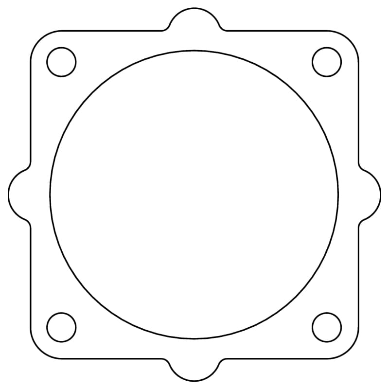 Cometic Gasket — Nissan QR25DE Throttle Body Gasket, 2001-2006
Nissan 2002-2006 QR25DE Throttle Body Gasket