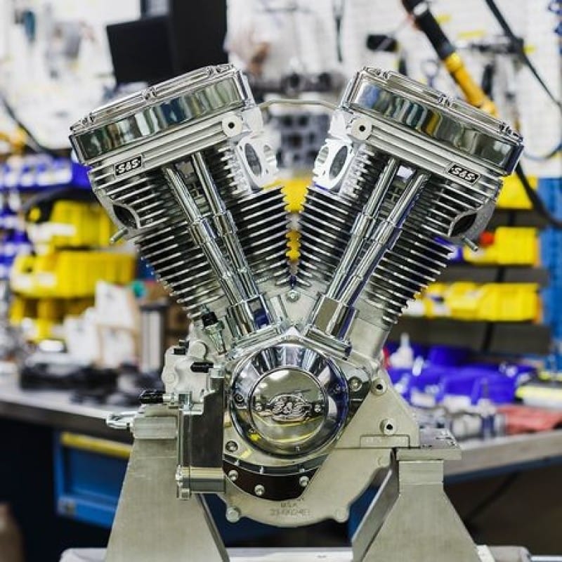 S&S Cycle — S&S Cycle 84-99 BT V111 Long Block Engine - Natural