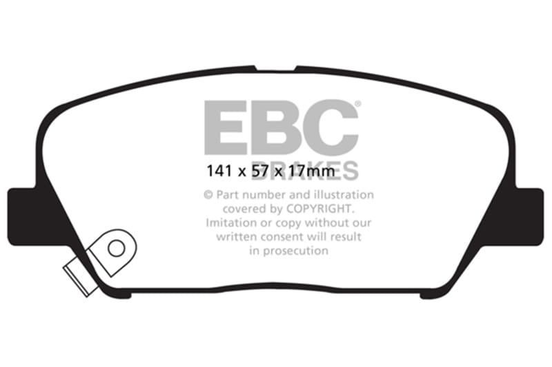 EBC — Redstuff Ceramic Low Dust Brake Pads