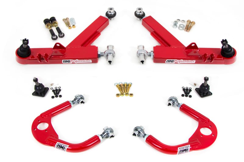 UMI Performance — 231410 - 1993-2002 GM F-Body A-Arm Kit, Dbl Shear Mount Boxed Lower, Adj Upper
