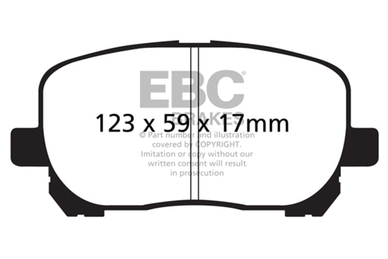 EBC — Redstuff Ceramic Low Dust Brake Pads