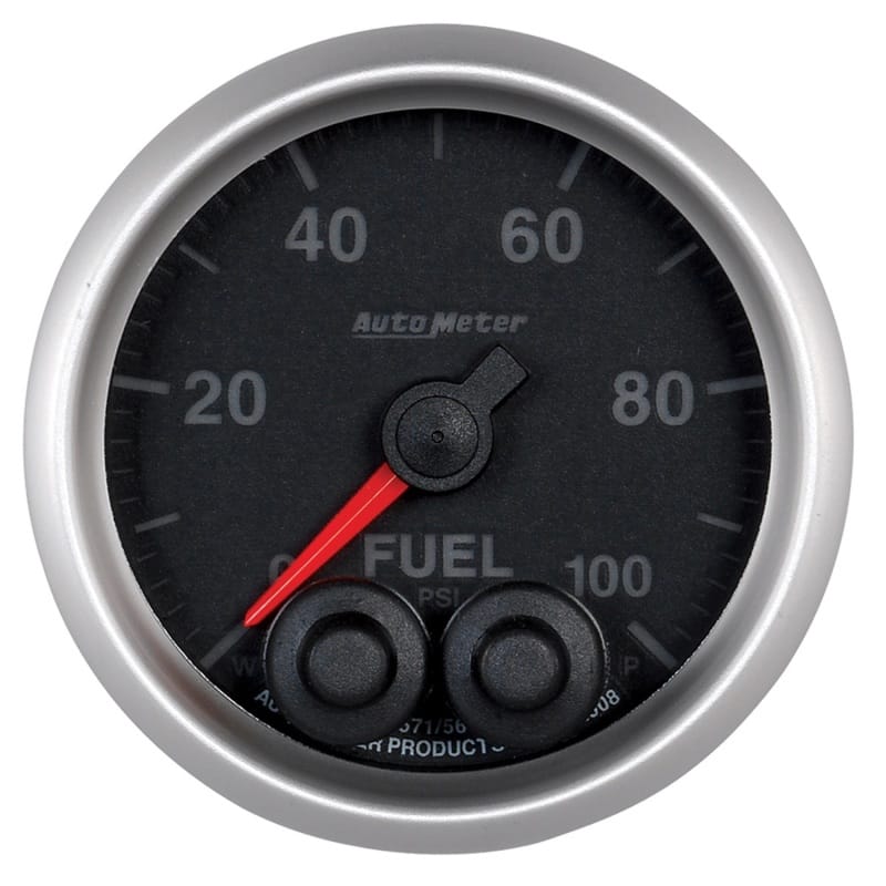 AutoMeter — GAUGE, FUEL PRESS, 2 1/16", 100PSI, DIGITAL STEPPER MOTOR W/PEAK & WARN, ELITE