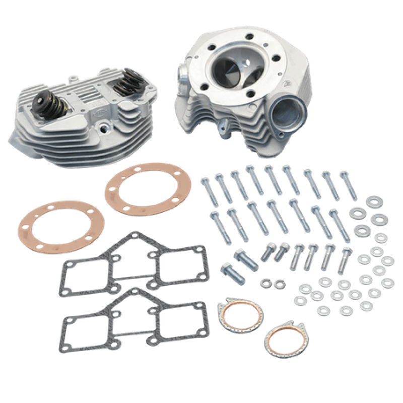 S&S Cycle — S&S Cycle 66-78 BT Super Stock 3-5/8in Bore O-Ring Style Dual Plug Cylinder Head Kit - Natural