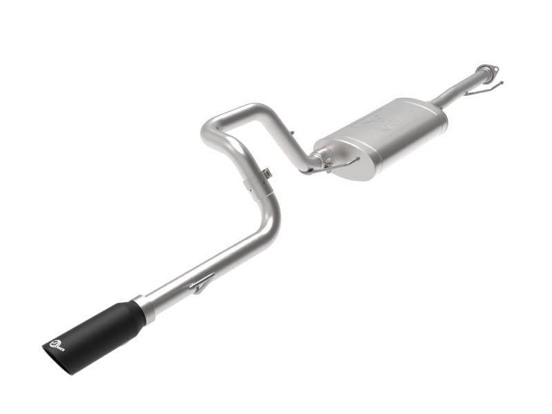 aFe — MACH Force-Xp 2-1/2 IN 304 Stainless Steel Cat-Back Exhaust System w/Black Tip