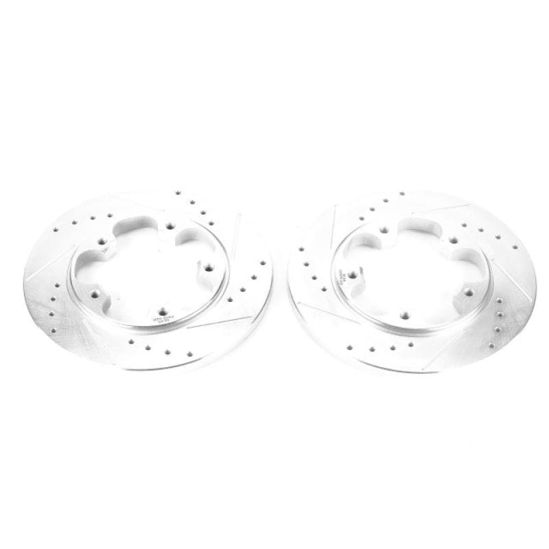 PowerStop — PowerStop Evolution Performance Drilled, Slotted & Plated Brake Rotor Pair