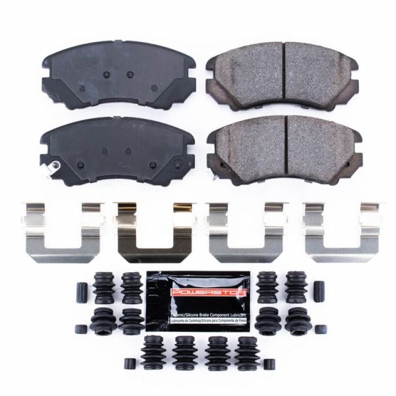PowerStop — PowerStop - Z23 Daily Driver Carbon-Fiber Ceramic Brake Pads with Hardware Kit