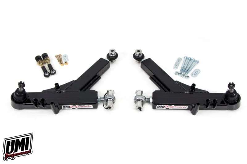 UMI Performance — 2309 - 1993-2002 GM F-Body Boxed Adjustable Lower A-Arms, Rod Ends