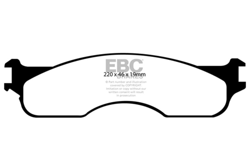 EBC — 6000 Series Greenstuff Truck/SUV Brakes Disc Pads