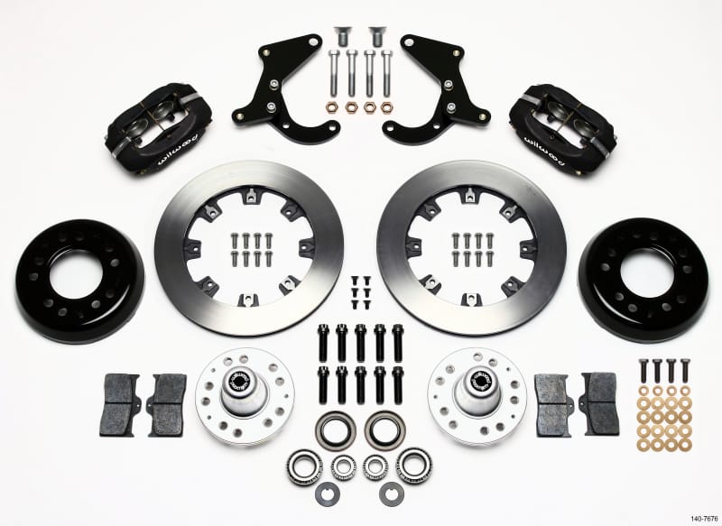 Wilwood — KIT,FRONT,CHEVY,55-57,FDLI,12.19 BLACK POWDER COAT