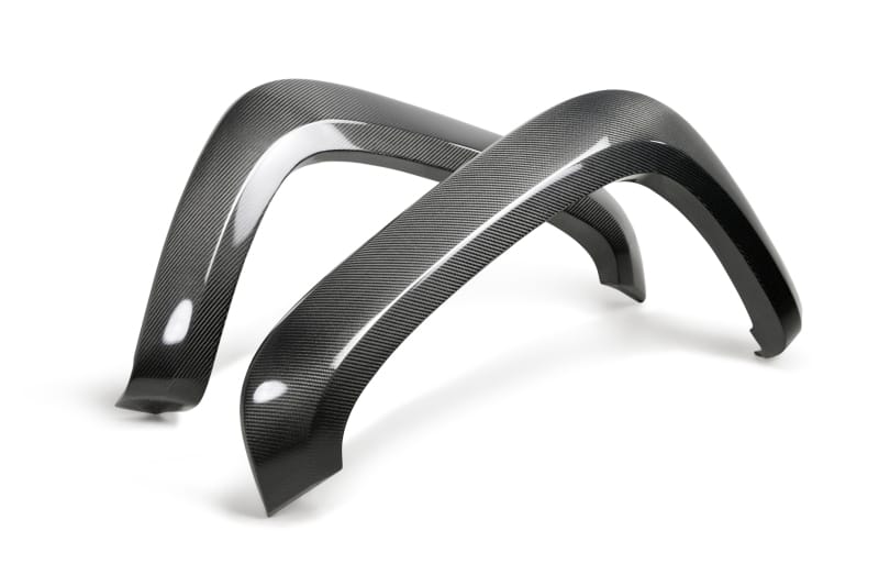 Anderson Composites — Anderson Composites 17-19 Chevy Colorado ZR2 Front Carbon Fiber Fender Flares (Pair)