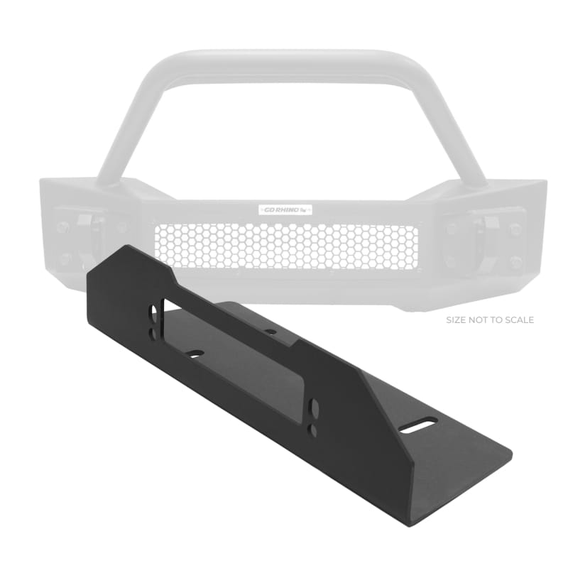 Go Rhino — Trailline Bumper Fairlead Mount Plate For Jeep