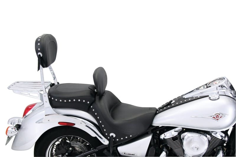 Mustang Motorcycle — Mustang Kawasaki VN900 Tank Bib w/Studs - Black