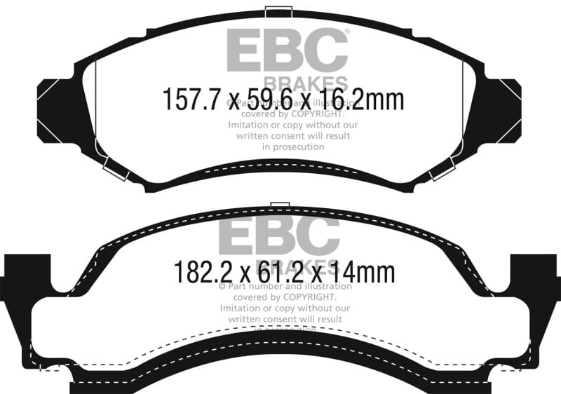 EBC — Ultimax OEM Replacement Brake Pads