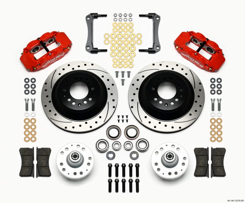Wilwood — KIT,FRONT,CAMARO/NOVA,70-78,FNSL6R,12.88 1PC ROTOR,SRP,RED