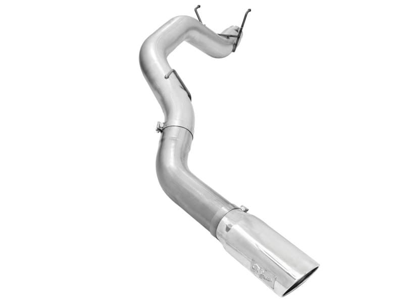 aFe — ATLAS 5 IN Aluminized Steel DPF-Back Exhaust System w/Polished Tip