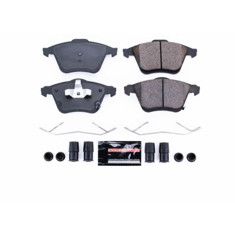 PowerStop — PowerStop - Z23 Daily Driver Carbon-Fiber Ceramic Brake Pads with Hardware Kit