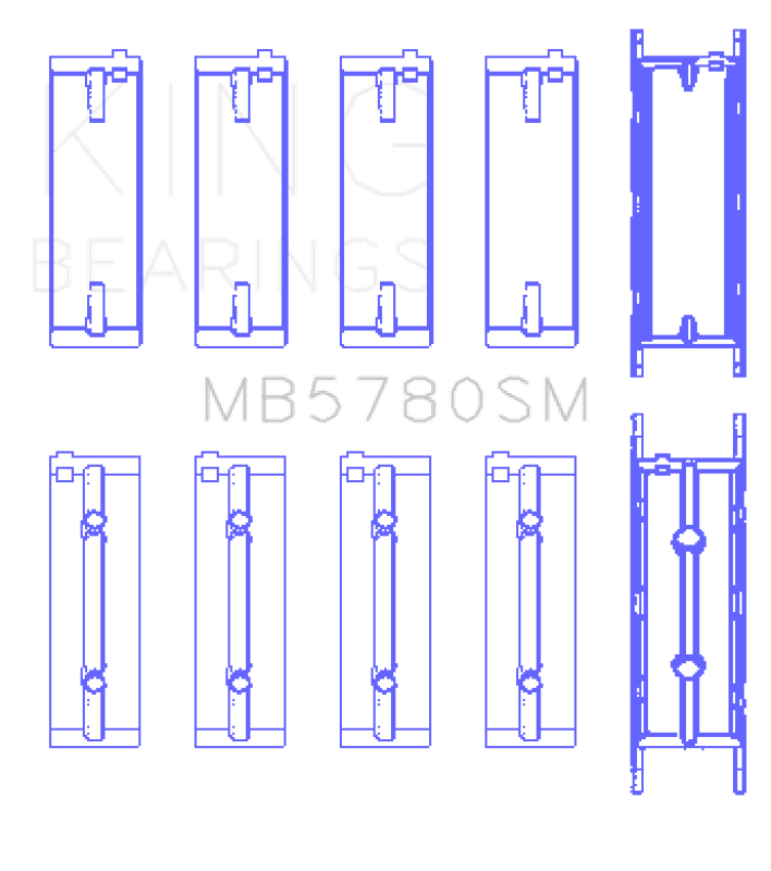 King Engine Bearings — MAIN BEARING SET For BMW N47 D20 A/B/C/D, N47 C20 A