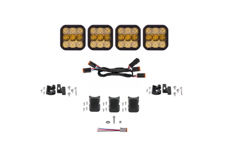 Diode Dynamics — Pod light featuring advanced TIR optics for high efficiency and focus.