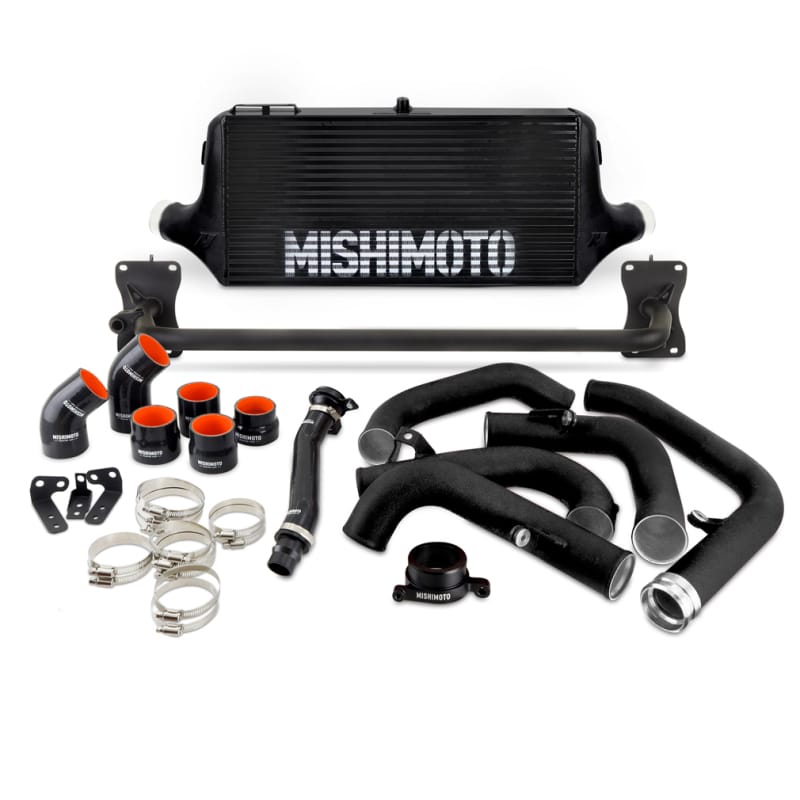 Mishimoto — Front Mount Intercooler Kit, Black/Black, fits Subaru WRX 2022+