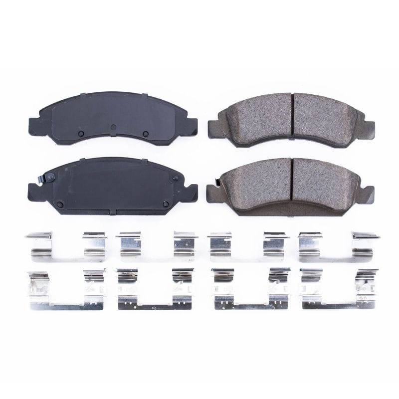 PowerStop — PowerStop - Z17 Low-Dust Ceramic Brake Pads with Hardware