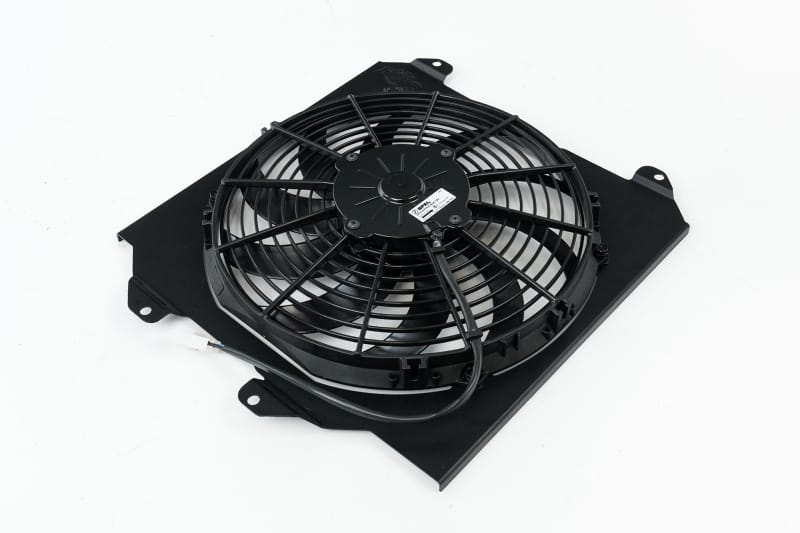 CSF — 92-00 Civic All-Aluminum Fan Shroud w/ 12-inch SPAL Fan - Black